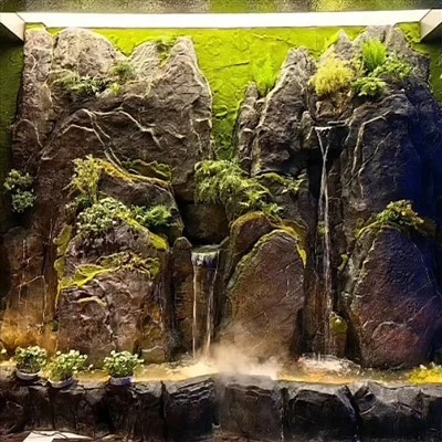 Artificial Rock Waterfall
